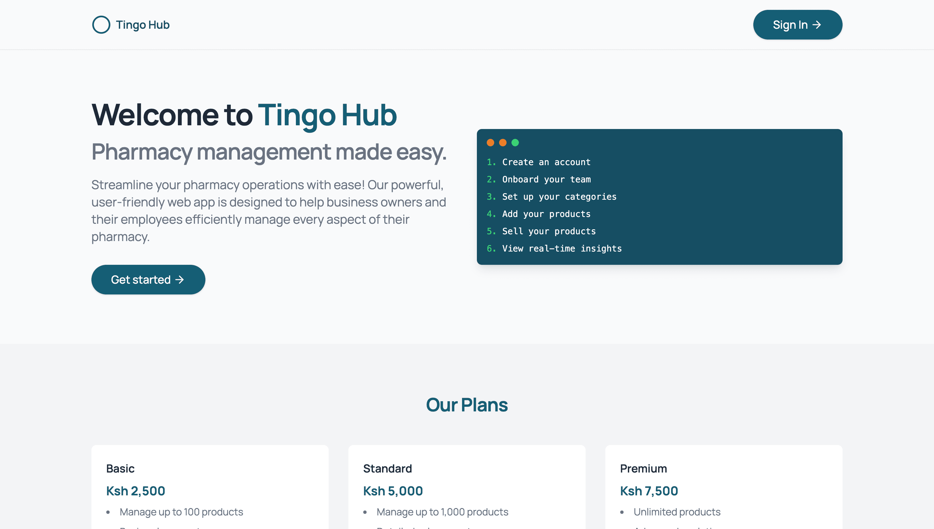 tingohub screenshot